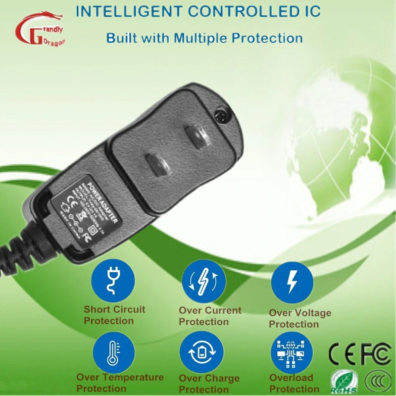 Factory Price 5V 1.5A Wall Plug AC DC Power Adapter 7.5 Watt 1500mA Power Supply in China