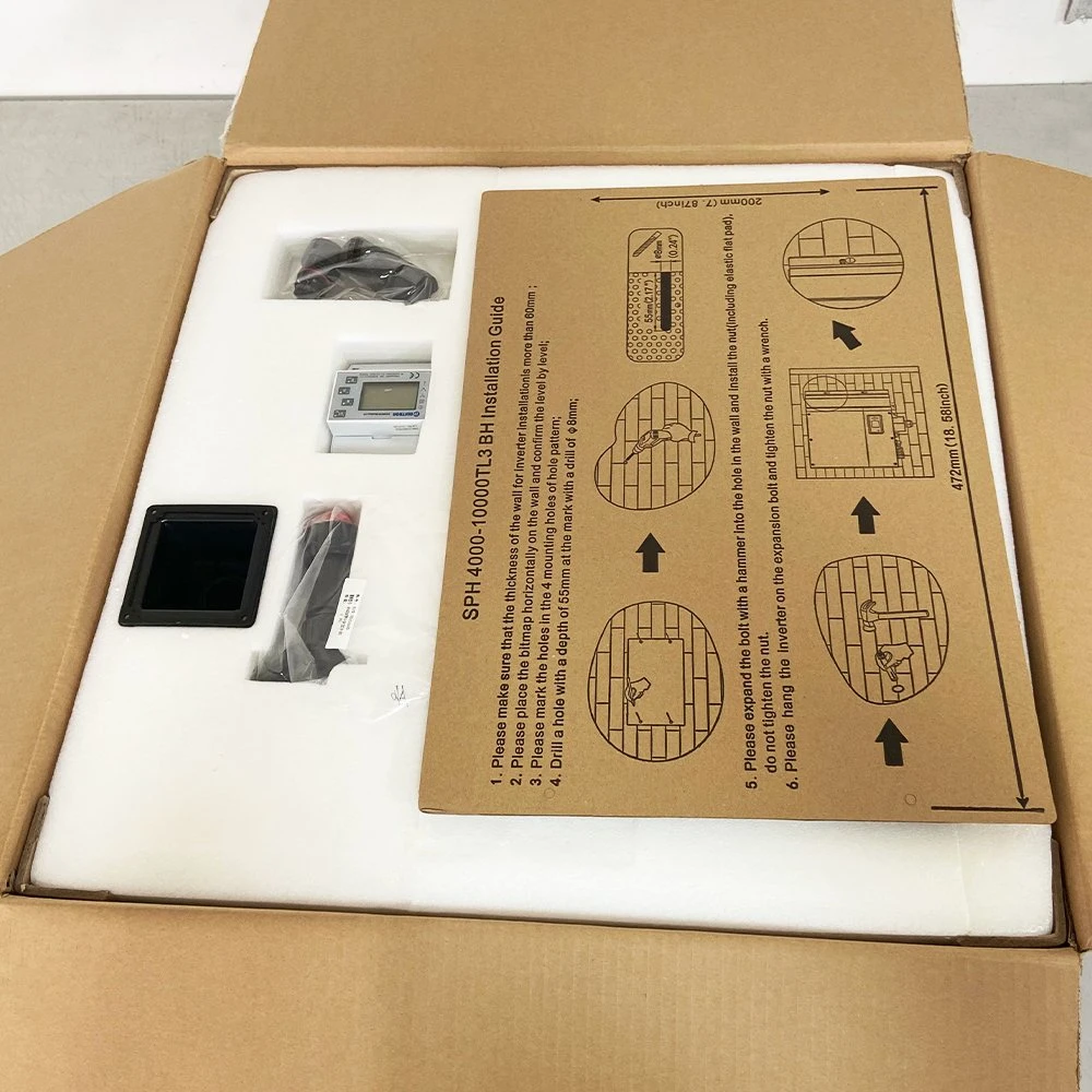 Growatt Battery 10kwh 10kw Growatt High Voltage Hybrid Top Brand Solar Panel Kit Solar Energy System