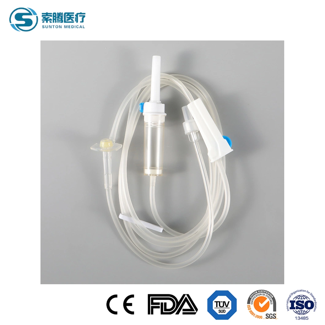 Sistema de infusión de bomba de jeringa Sunton sistema de infusión desechable de China fábrica Sangre de mariposa muestra recogida aguja Salina única sistema de infusión con Conjunto de venas del cuero cabelludo