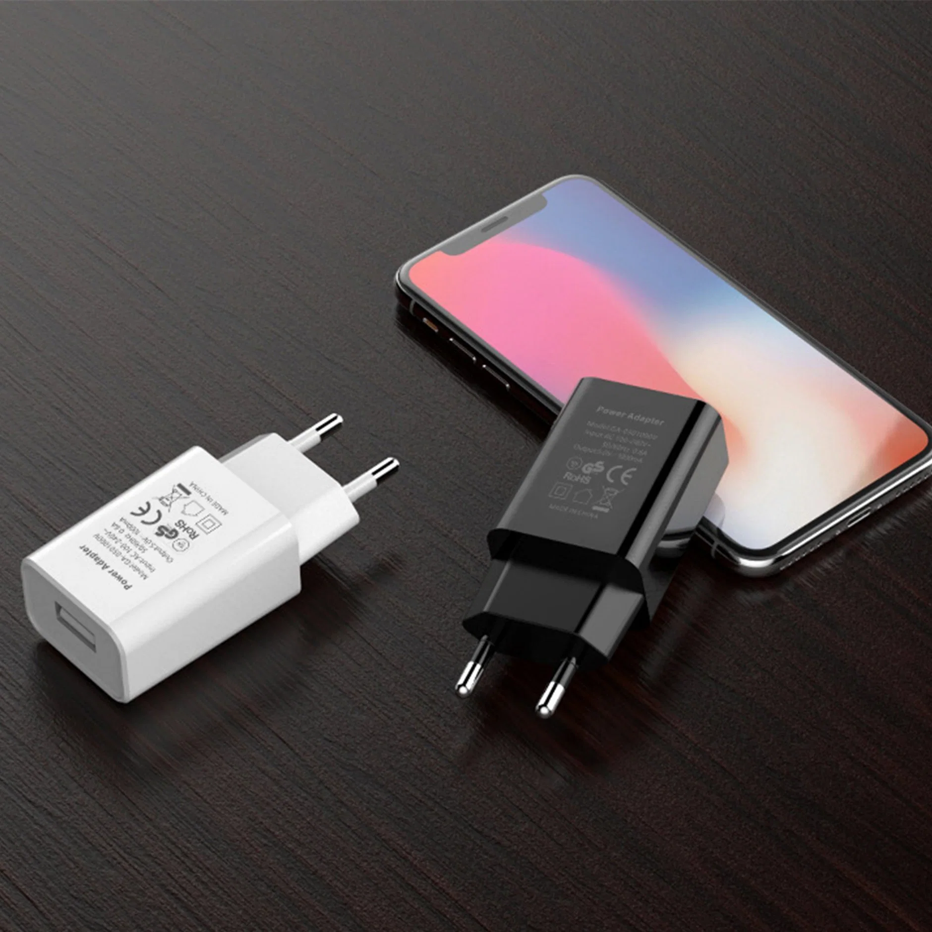 5V 1A 5V 2Coreano Kcc estándar USB cargador de teléfono móvil de certificación