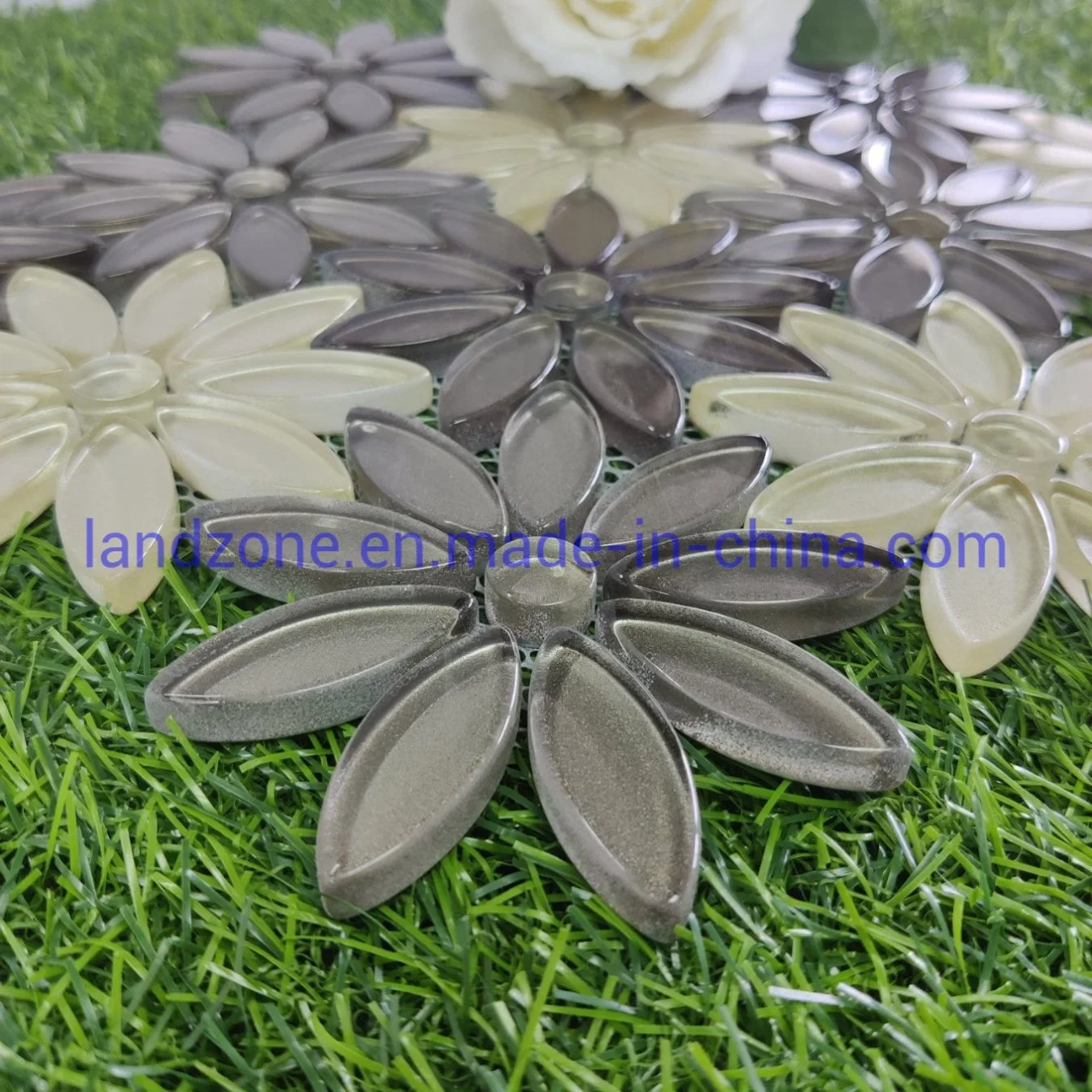 Factory Flower Crystal Mosaic Wall Decoration