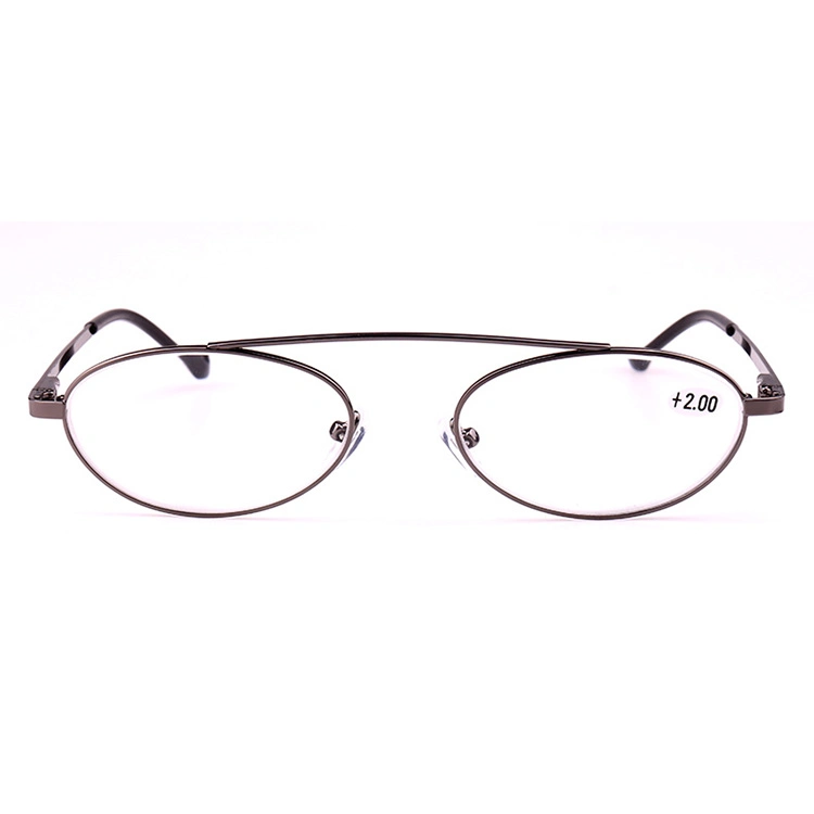 2021 Tiny Oval Shape Metal Reading Glasses