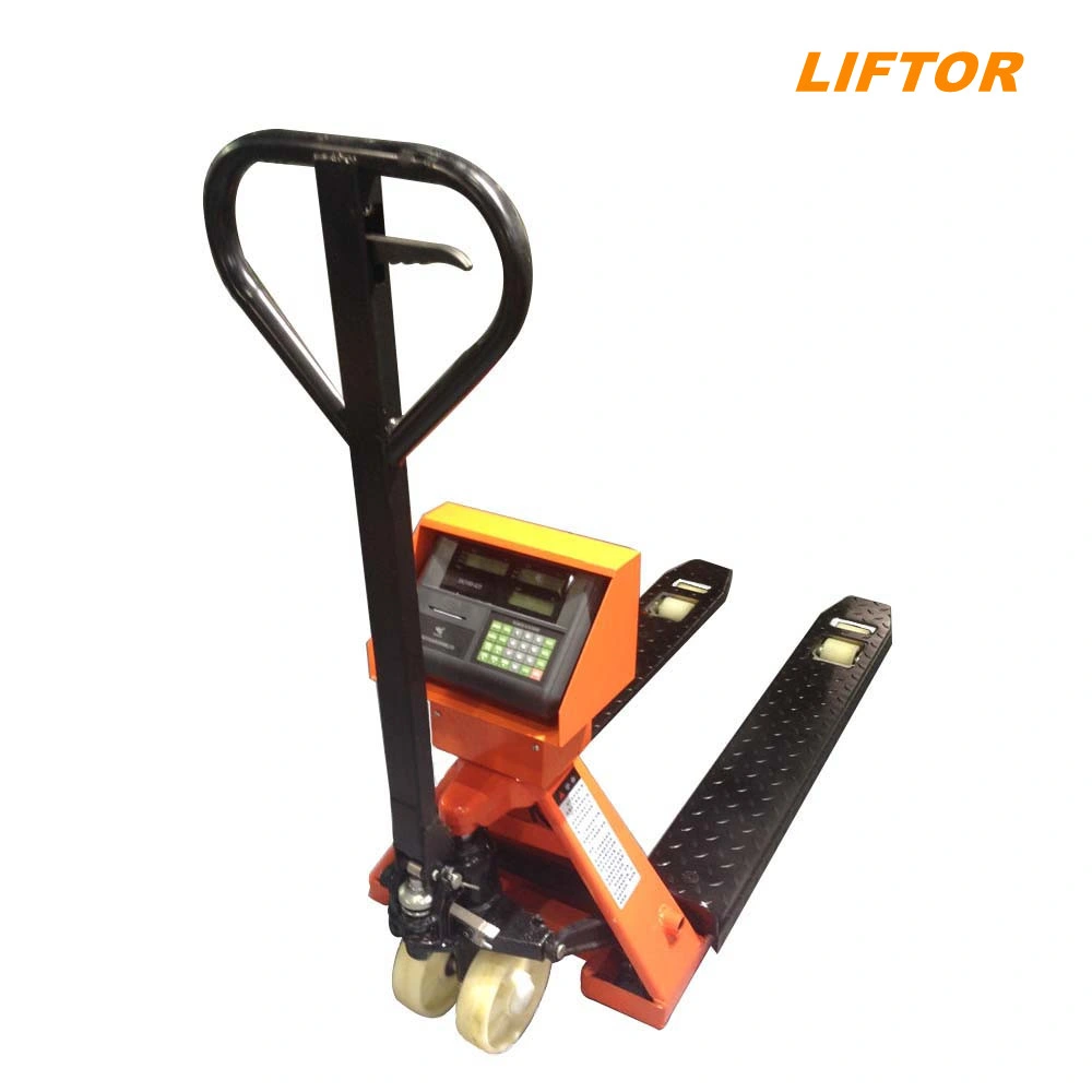 Balance Digital Hand Manual Pallet Truck Jack 1000kg Weighing Scale Manual Hydraulic Hand Pallet Truck Scale