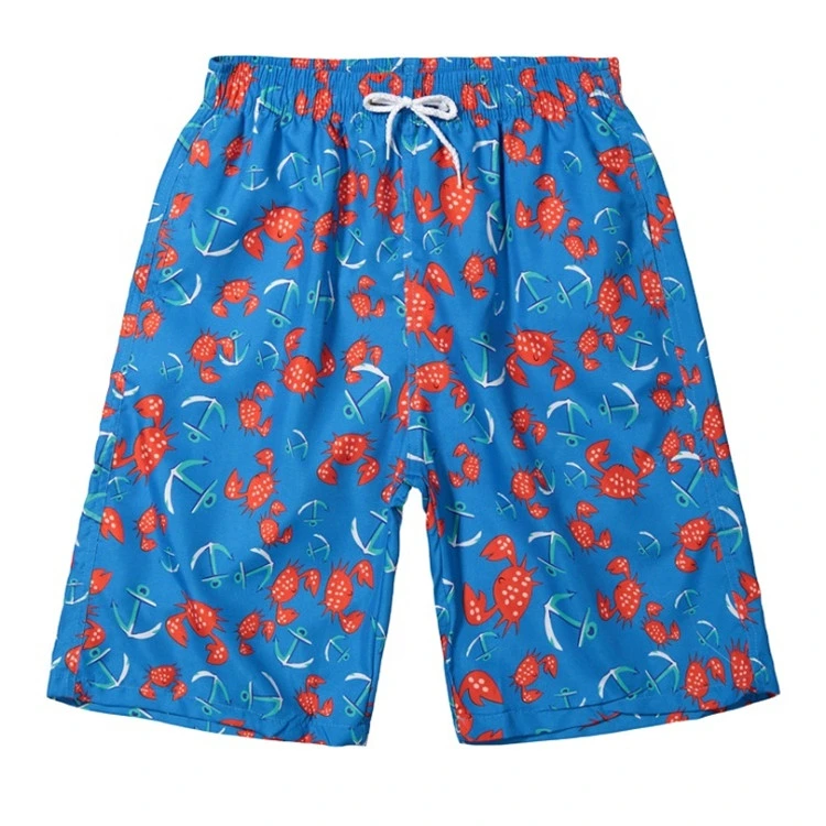 Custom Sublimation Printing Quick Dry Waterproof Fishing Board Shorts 4 Way Stretch Beach Swim Shorts