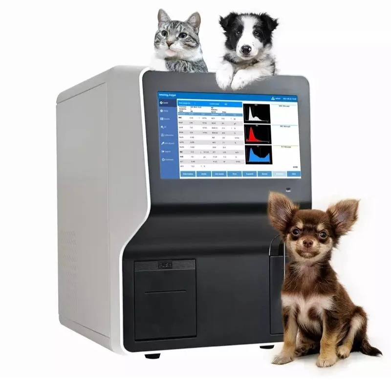 Medical 60t/H Auto Vet Cbc Fbc Animal Blood Hematology Analysis Equipment