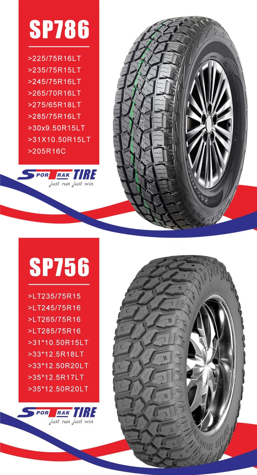 Sportrak 215/65R16 All Season SUV H/T neumático radial