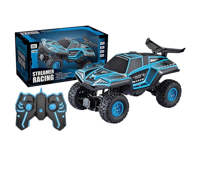 1: 16 Escala Carro de controle remoto para seus filhos adultos, 2WD RC Car de alta velocidade, 2,4Ghz todos os Terrenos Offroad Monster RC Veículo com luz