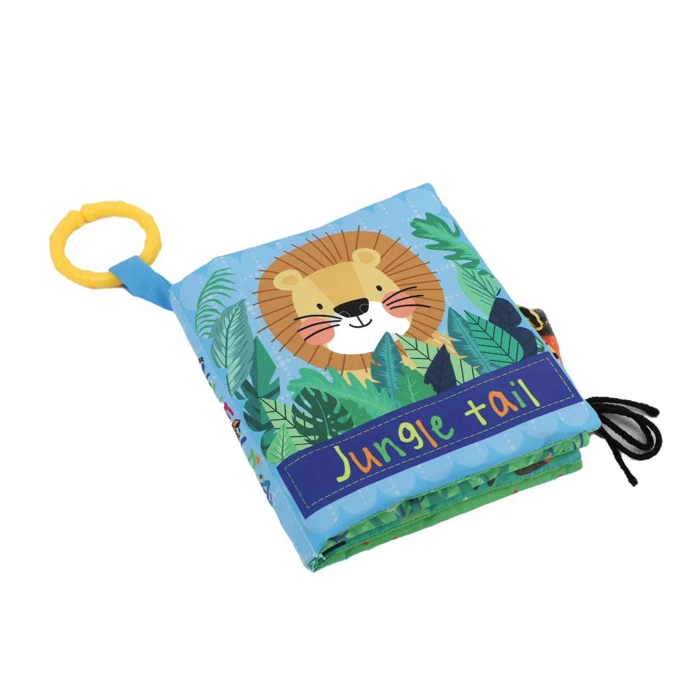 Latest Design Animal Tail High quality/High cost performance Customize Educational Toy Soft Baby Tail Cloth Book Set