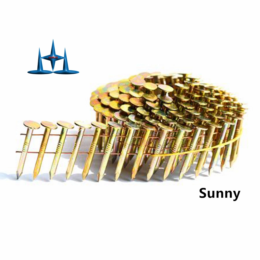 Eg Smooth Roofing Coil Nails 1" Collated Roofing Coil Nails 120 X 60 Carton Eg Asphalt Roofing Coil Nails