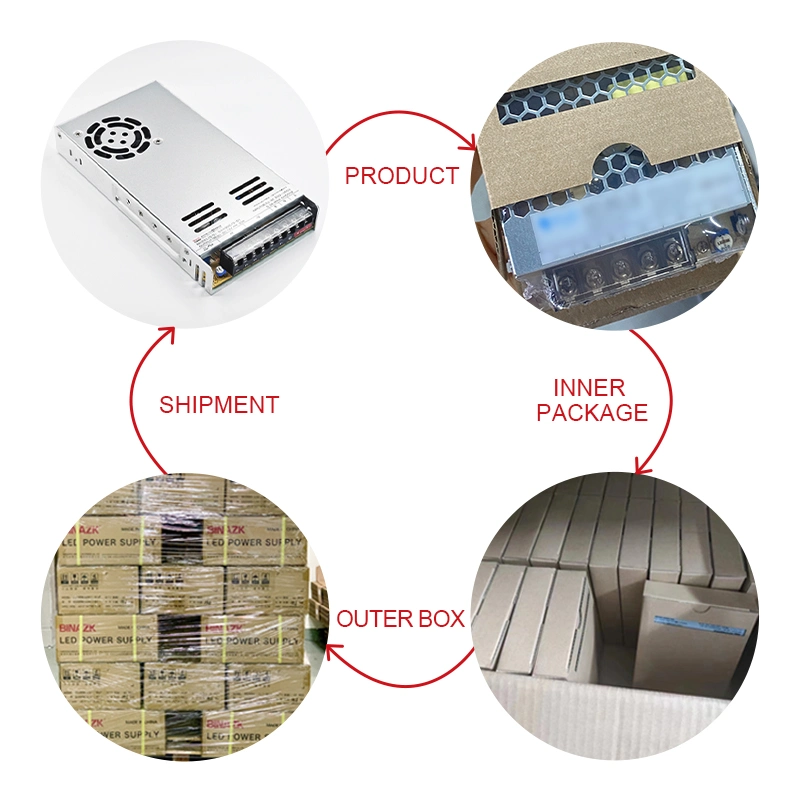 Bina 12V effizientes SMPS Ultra Thin Netzteil 24V für Industrielle Verwendung