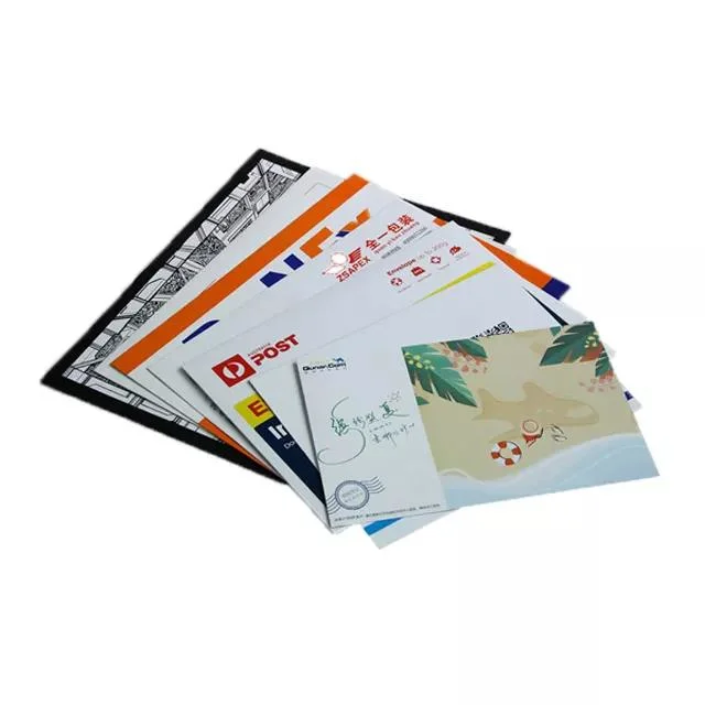 Custom Rigid Document Mailer Cardboard Envelope Printing Board Envelope