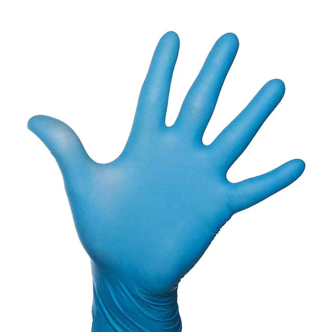 Blue China Nitrile Powder Free Gloves Examination for Sale