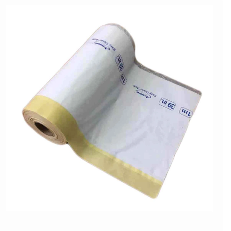 3 in 1 Paper and Plastic Pre-Taped Masking Film Tape