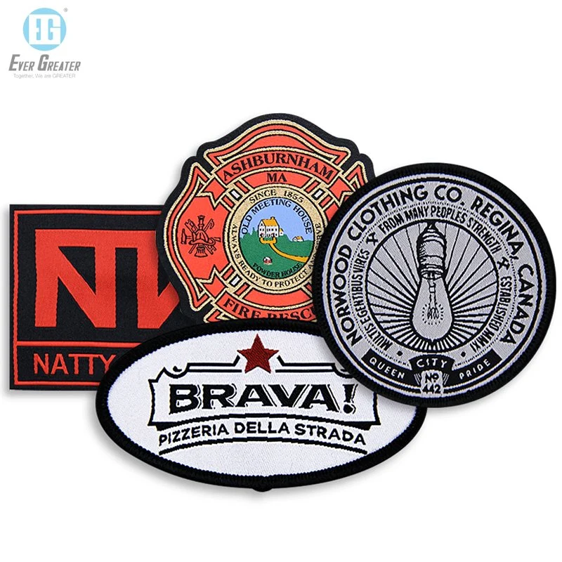 Custom High quality/High cost performance  Embroidery Iron on Woven Patch