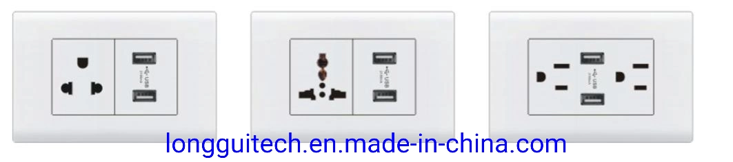 USB a and Type-C Charger Wall Plate