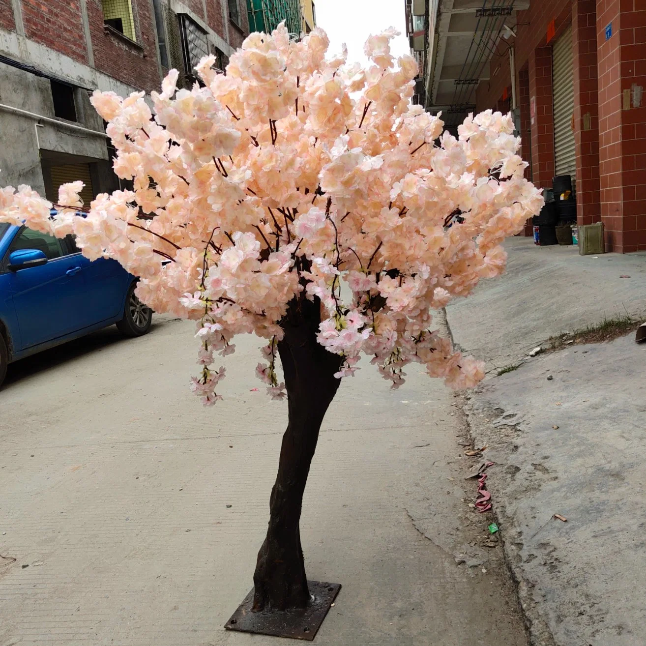 1.5m Artificial Cherry Blossom Tree Table Centerpiece for Home Decor and Wedding Decoration