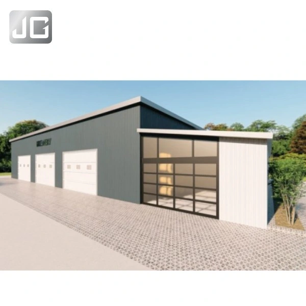 Jinggang Cheap Steel Prefab Industrial Steel Structure Building Warehouse Workshop Design com estrutura de secção H.