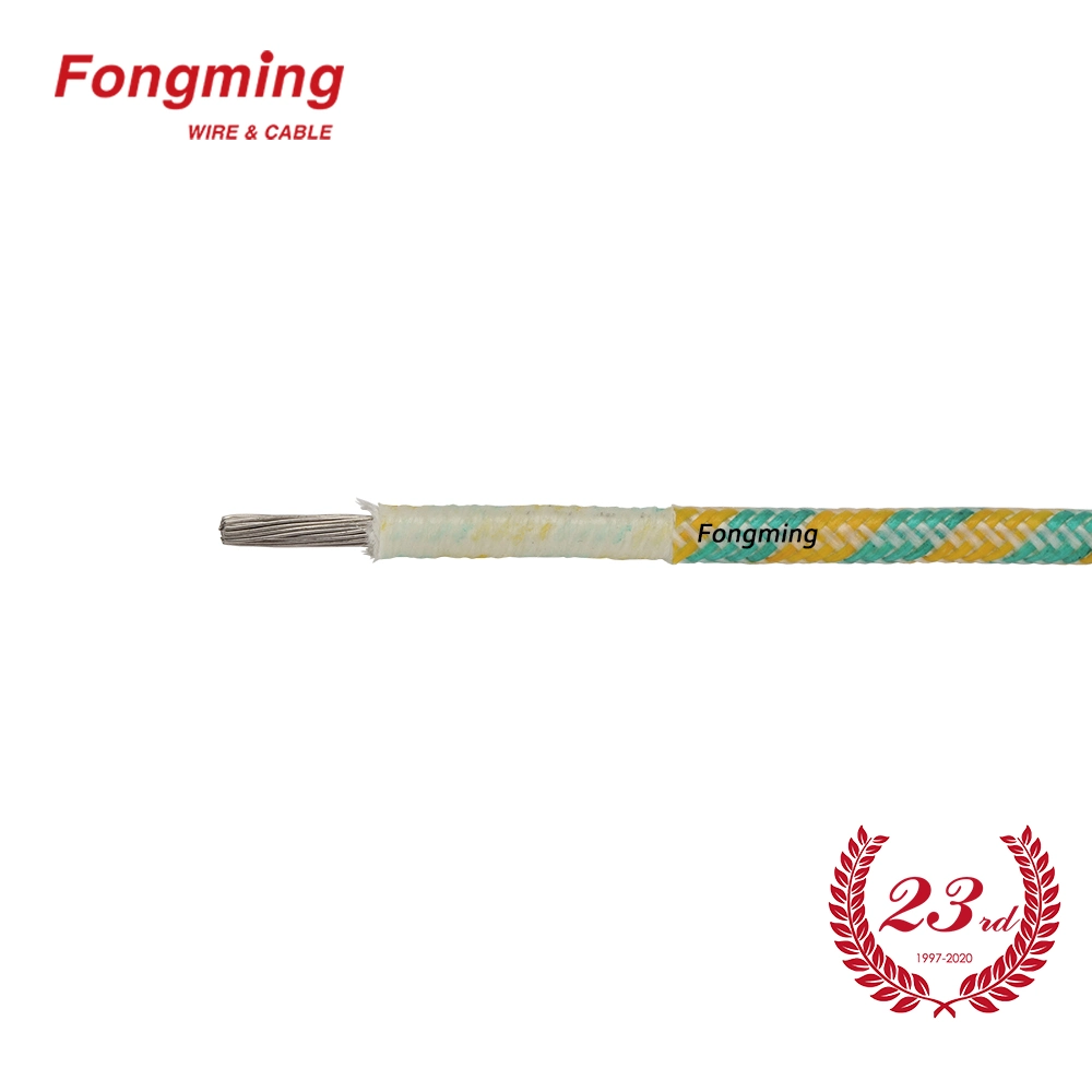 350deg. C Mutilayer Fiberglass Wrapping Braided Heating Nickel Wire