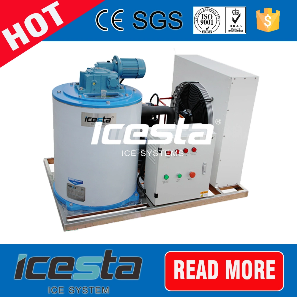 Automatic Control Commercial Ice Making System for Seafood Preservation