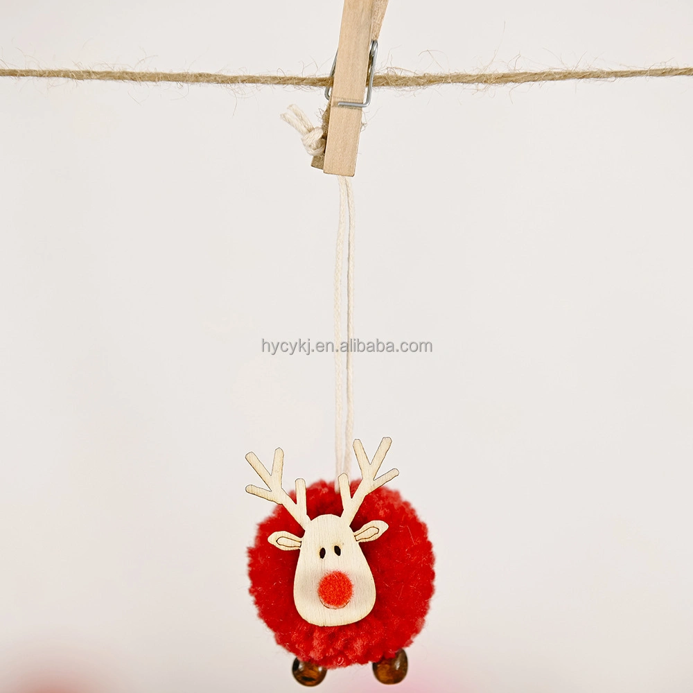 Christmas Tree Hanging Gift Cute Felt Elk Pendant for Christmas Party