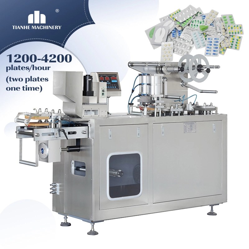 Tianhe Dpp-150 Thermoforming Alu Plastic Medical Tablet Capsule Automatic Blister Packing Machine