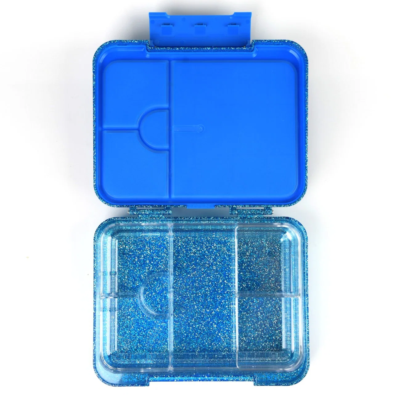 Aohea 4/6 Compartments School Lunch Box BPA Free Glitter Kids Lunch Box