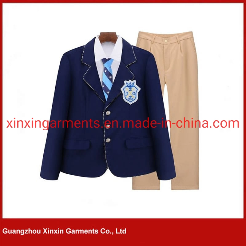 New Kindergarten Sports Wear in Spring Autumn and Winter British Schoolboy Uniforms Suit Children (U75)