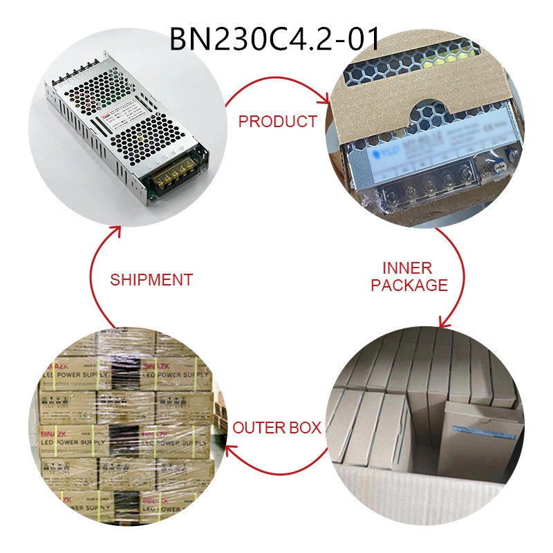 Ultra Thin LED Power Supply 5V 40A 60A 80A Energy Saving Conmutate Power Supply