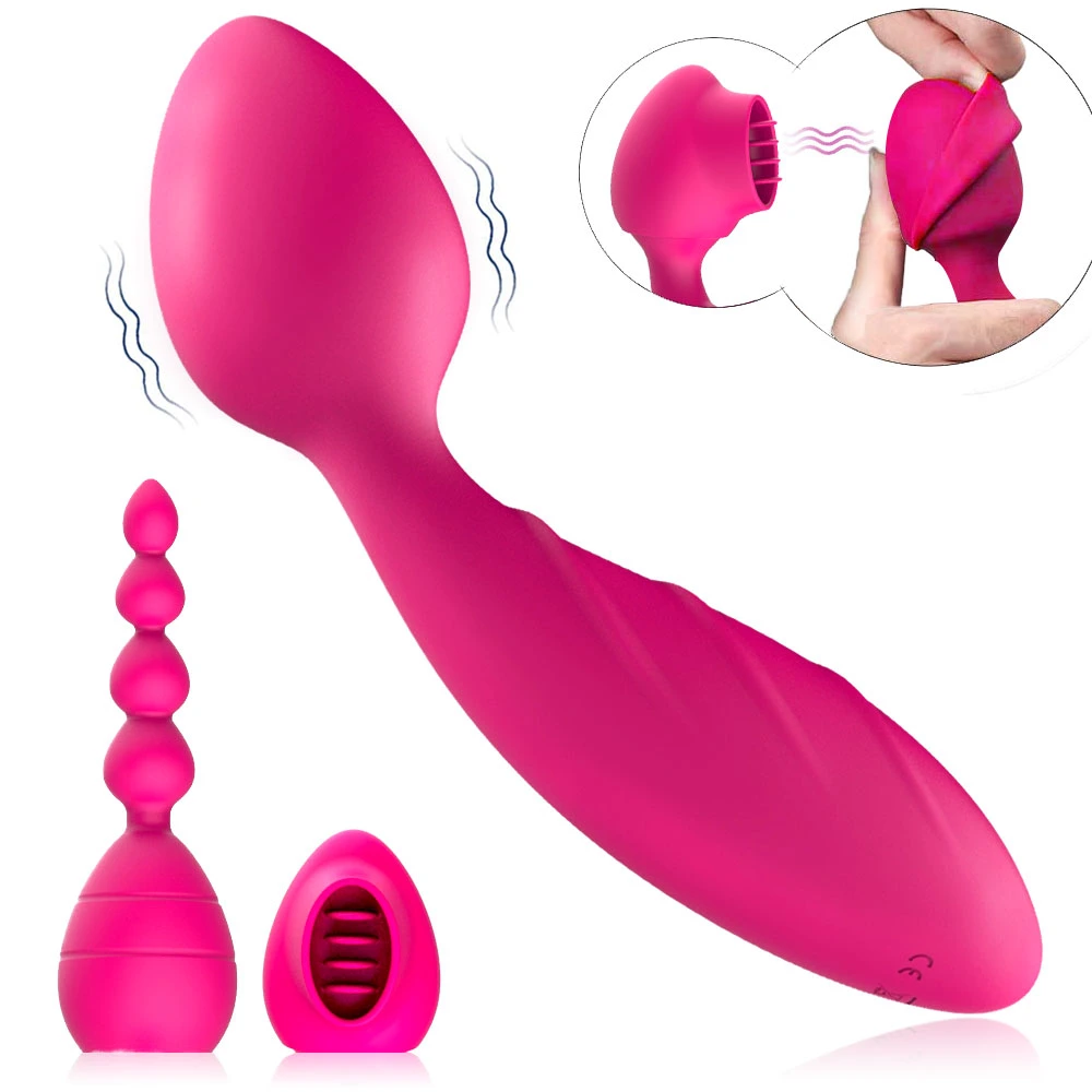 Higo 2020 Hot Changeable Multi-Function Heating Vibration Massager AV Vibrator Clit Stimulation Squirt Vibe Sex Toys Sex Product