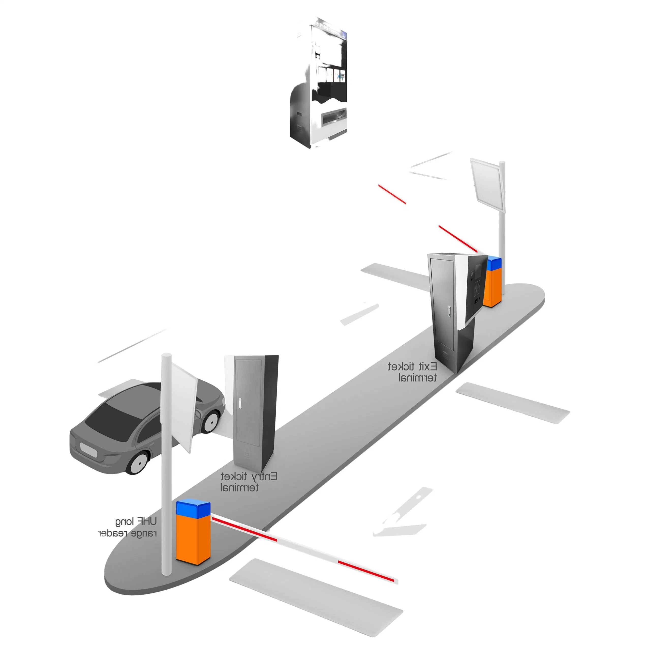 Parking Management Ticket System IC Card Parking System