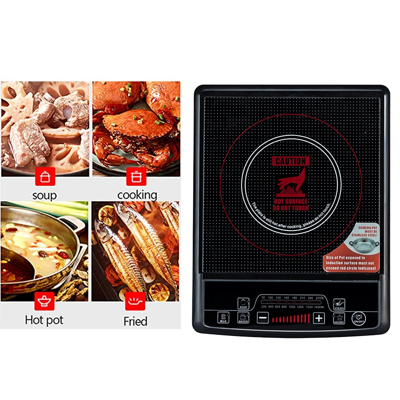 Hot Sale Restaurant Equipment New Cooker Equirment Multi-Function Electric Cooker Overheat Protection BBQ Table Pot Cooker Kitchenware Wok