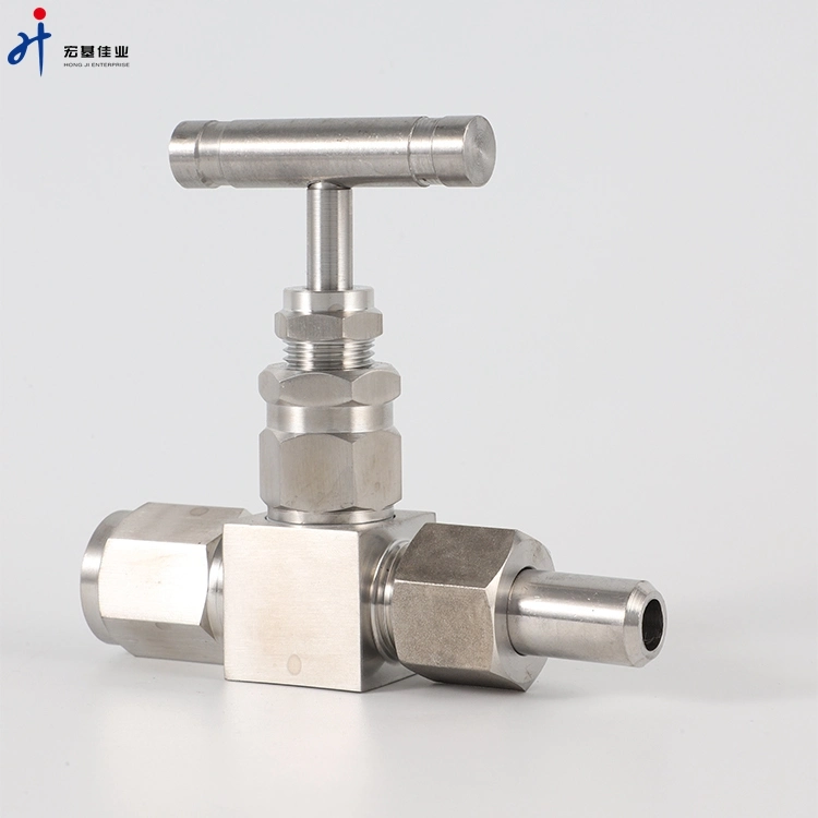 316 Stainless Steel Pressure Gauge Needle Valve Dual Ferrules and Male Thread NPT Needlevalves