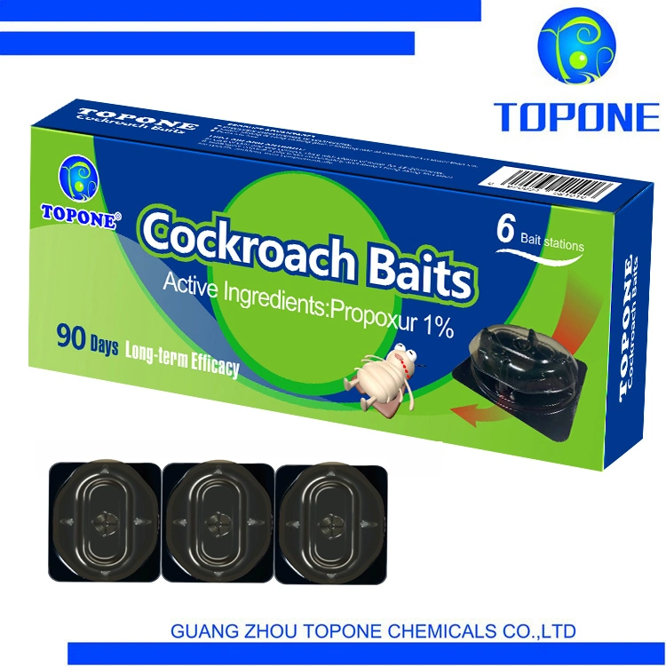 La marca de productos plaguicidas Topone asesino Cucaracha Bait 8pcs Pack