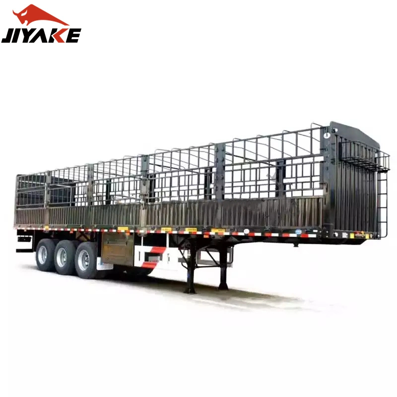 Best Sale in Africa 3-Axle 4 Axles 40FT Cargo Fence Semi-Trailer 13m Is Suitable for Road Freight Transportation