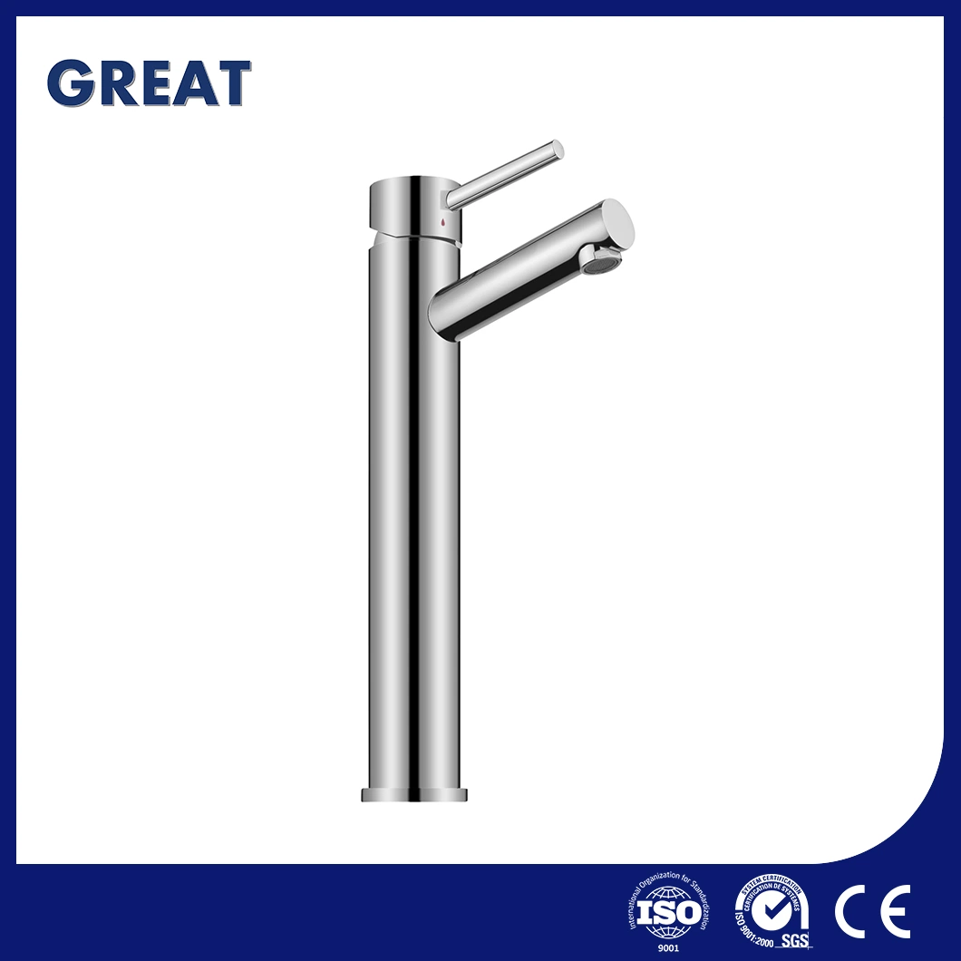 Great Single Hole Faucet Suppliers Bathroom 1 Hole Sink Faucet Gl4911A49 Chrome High Single Lever Basin Faucet China Quality Ceramic Cartridge Wash Basin Tap