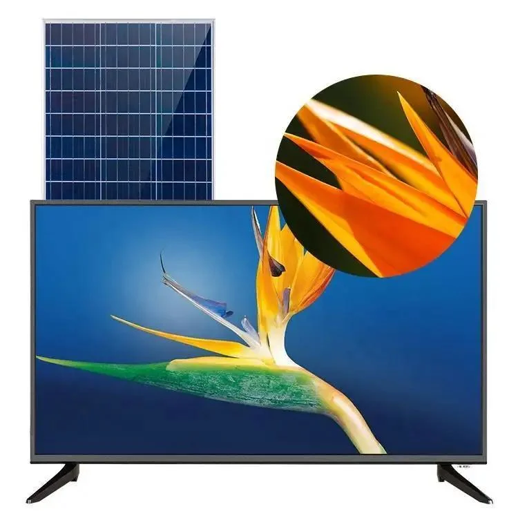 Portátil DC 12V Solar Energy recargable LED TV Full Set Para África