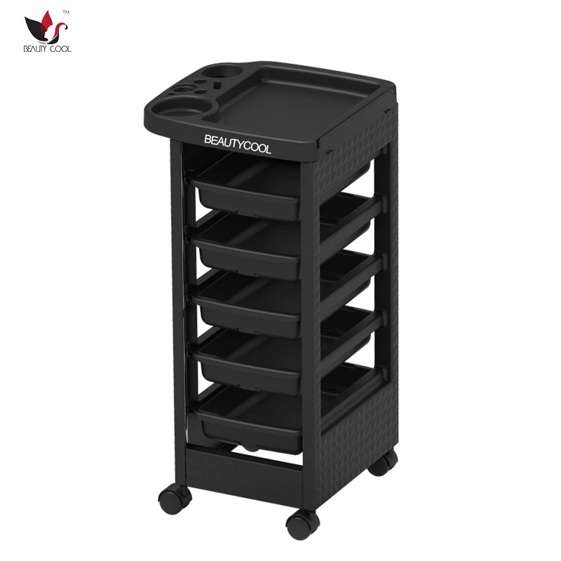 Nail Salon Verified Furniture Five Tier Trolley Storage Rack