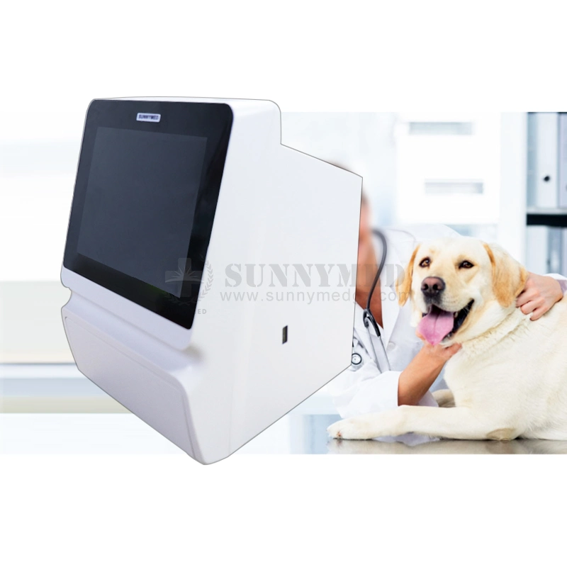 Sy-B175V Analyseur de biochimie sèche entièrement automatique portable pour animaux.