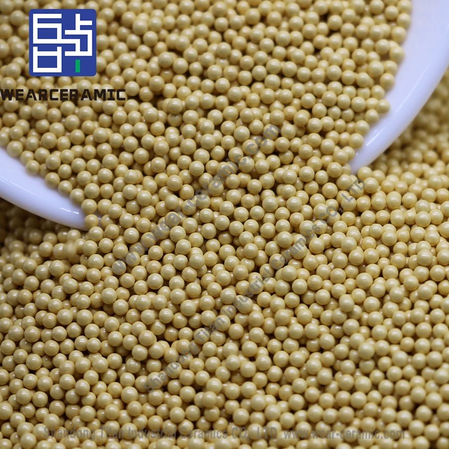 1-10 mm Zirconium Beads Cerium Stabilized Zirconia Beads for Special Chemical Industry