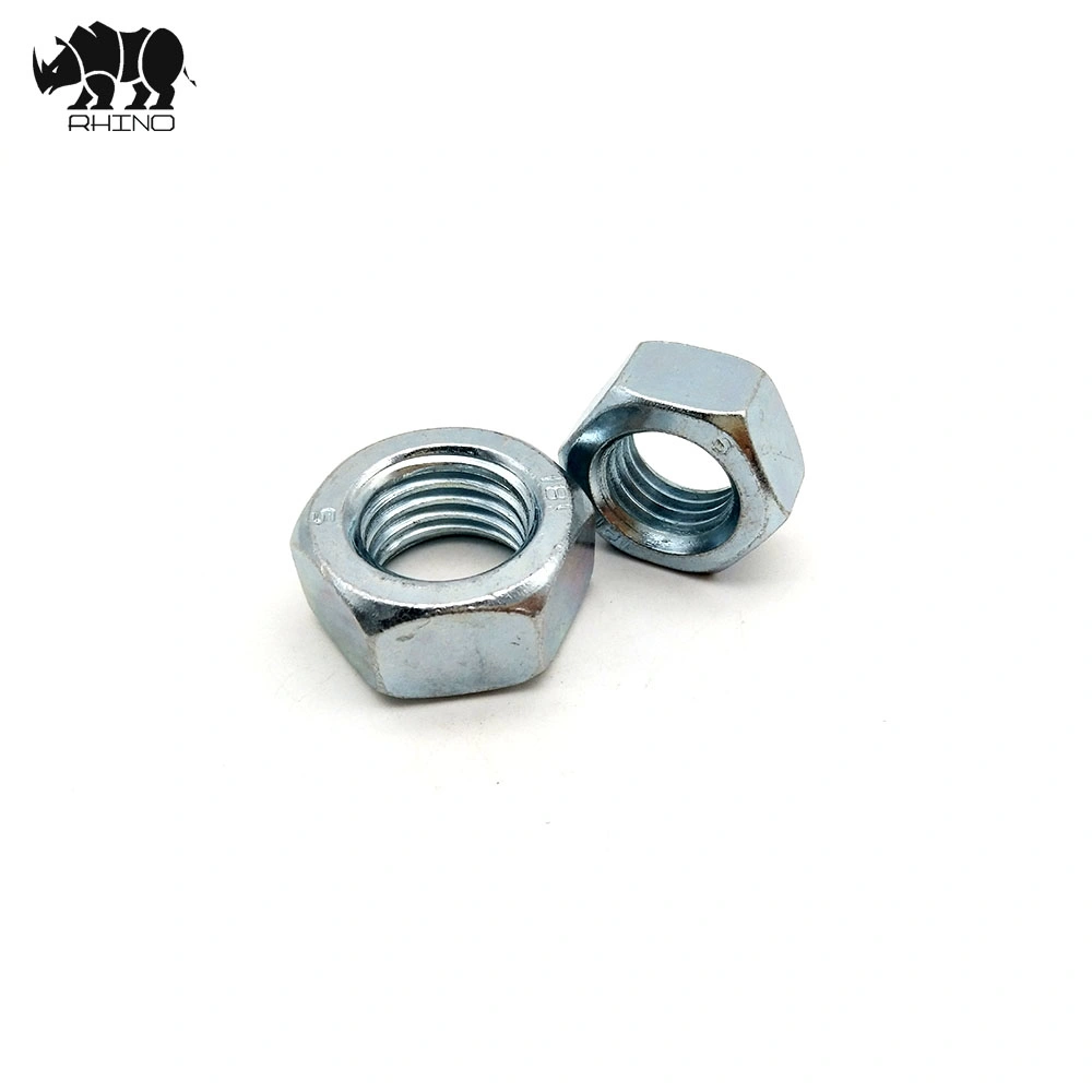 Chinese Manufacturer Factory Carbon Steel Q235 Q195 C1088 Galvanized Plain DIN934 Hex Nut