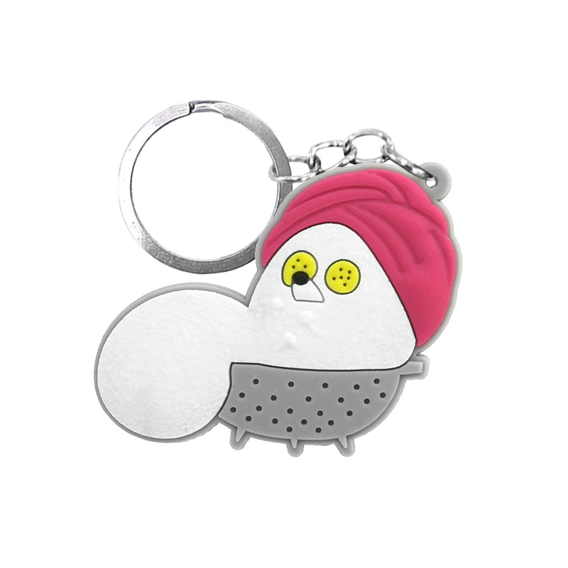 Customized Logo Cartoon Characters Anime Soft Touch PVC Key Ring Key Accessories