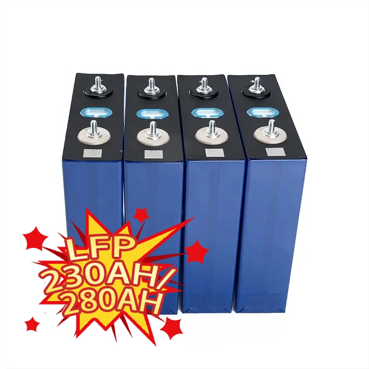 Vente chaude LiFePO4 prismatique 3,2V 230Ah Batterie LiFePO4 à bornes à double trou carré 230Ah pour le stockage de l'énergie solaire des véhicules récréatifs.