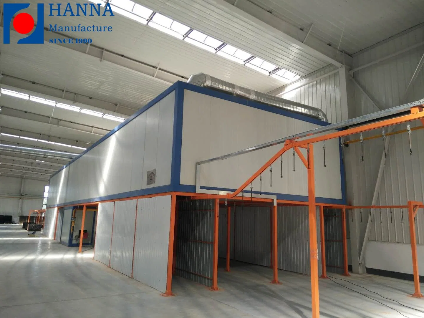 Stable Powder Coating Equipment for Security Door in Hanna