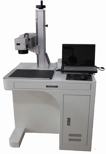 30W Fiber Laser Marking Machine Engrave Metal Plastic Plate