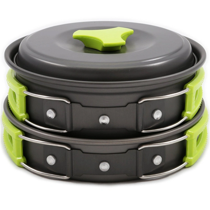 Outdoor Camping Cookware, Portable Combination Cookware, Picnic, Environmentally Friendly Camping Cookware Mess Kit