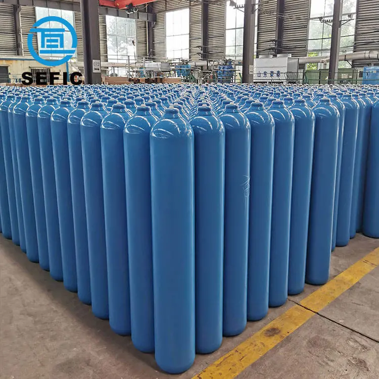 Sefic Seamless Steel Oxygen Hydrogen Argon Helium CO2 Nitrogen Gas Cylinder