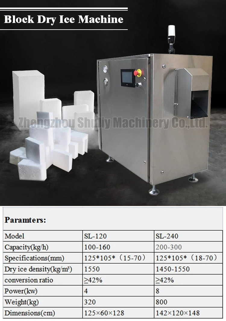 Dry Ice Block and Pellet Machine/Dry Ice Making Machine