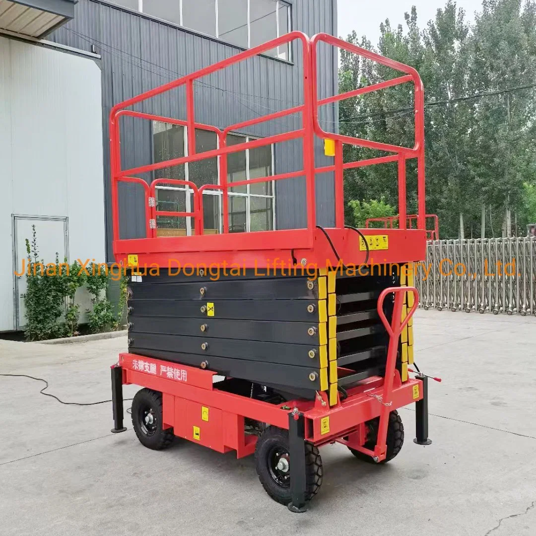 12m Mobile Hydraulic Scissor Lift Mobile Hydraulic Scissor Mobile Lift Platform