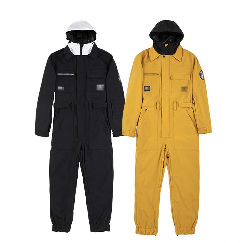 Wear-Resistant 100% de poliéster de vestuário de esqui de neve Jumpsuit personalizada