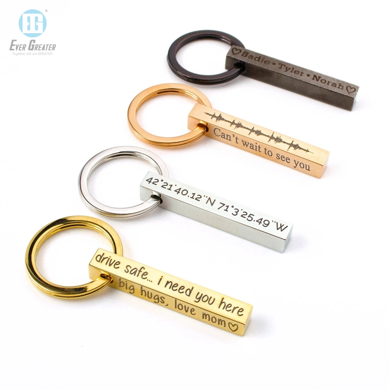 Custom High quality/High cost performance Letter Key Chain Rings Bulk